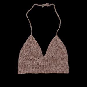 Knitted party top handmade (made by me)